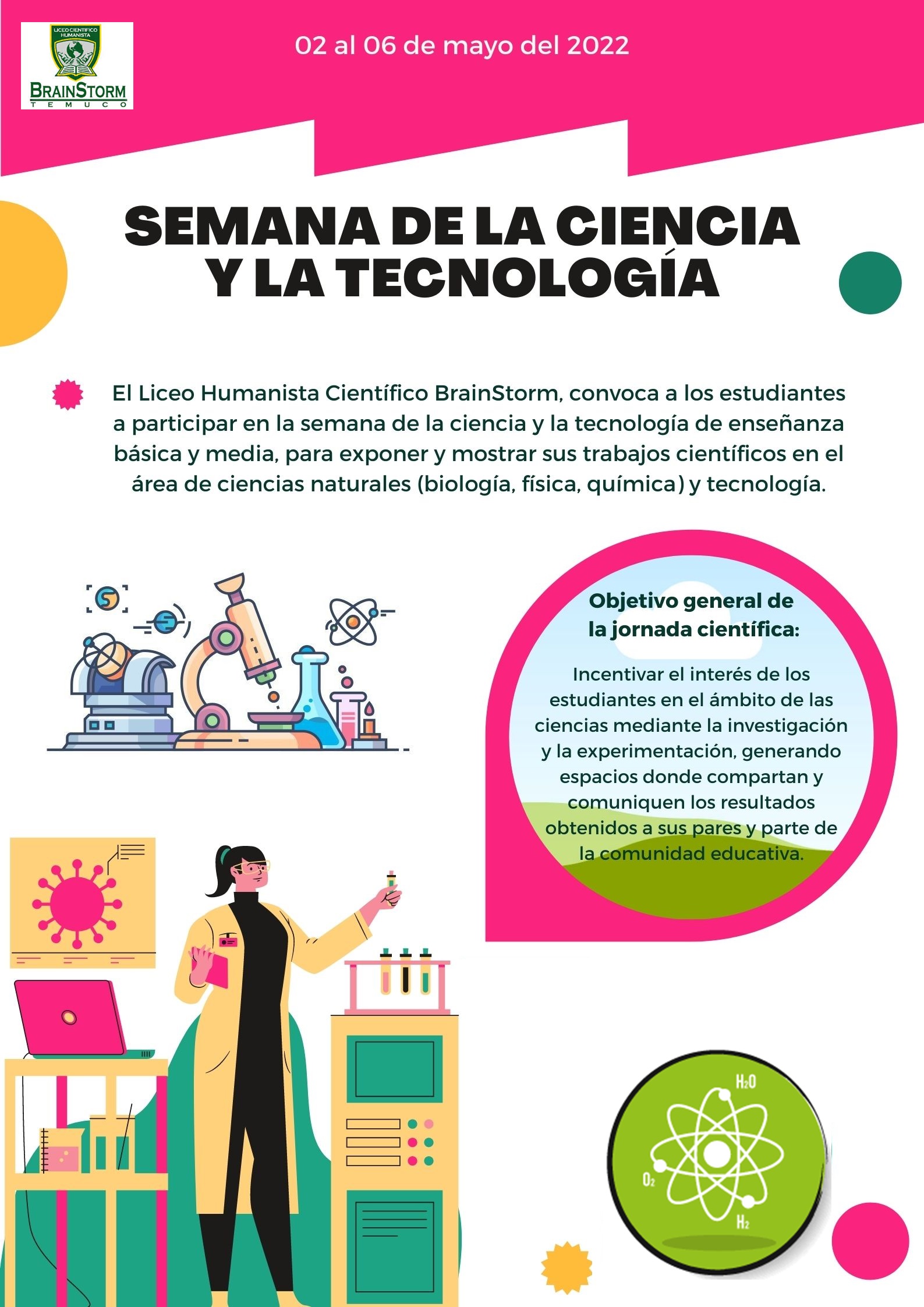 Semana de la Ciencia y Tecnología – Liceo Brainstorm Temuco