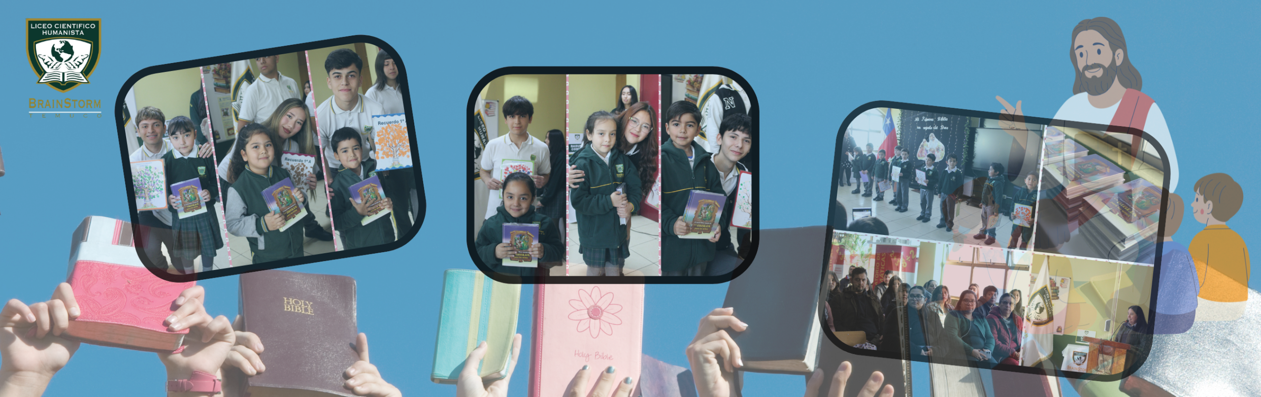 Entrega de Biblias