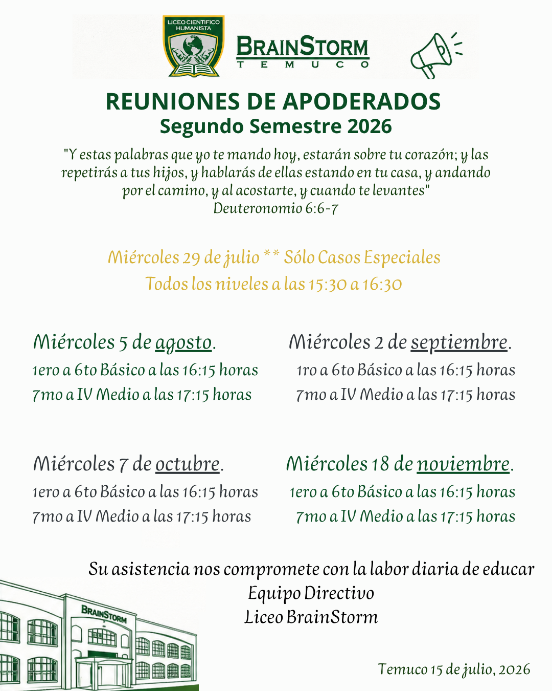 Reuniones de Apoderados